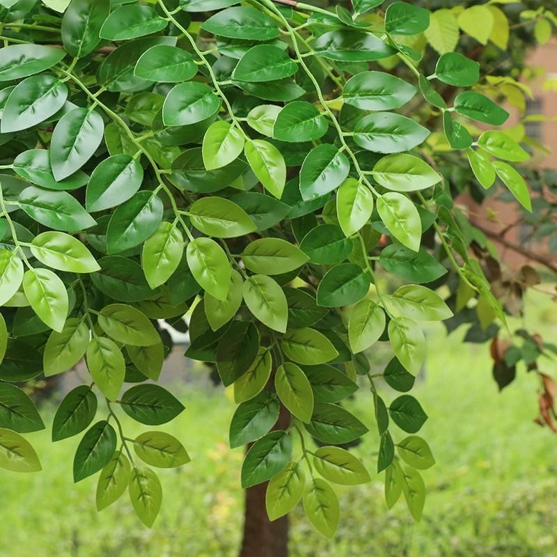 บลำต้นเงินจำนวนมากประดิษฐ์ใบเลือกแห้งยูคาลิปตัสช่อดอกไม้สเปรย์ปลอมงานแต่งงานแจกันจัดดอกไม้